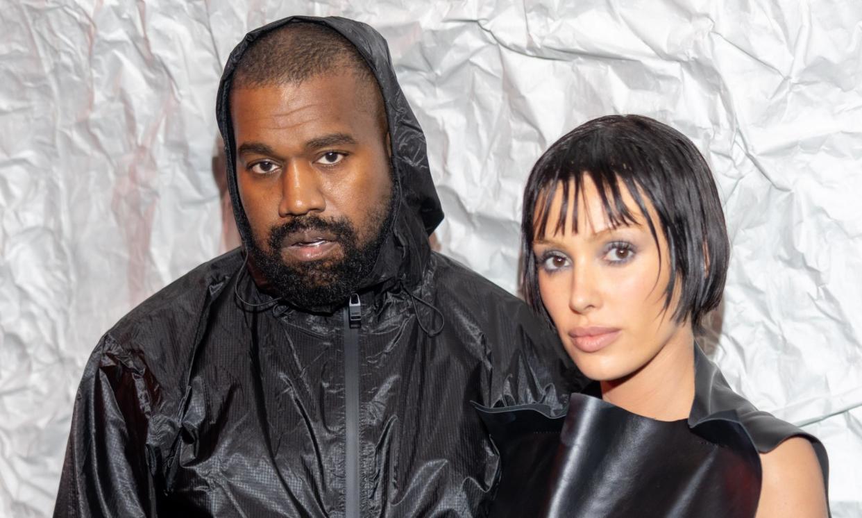 <span>Kanye West and Bianca Censori at Milan fashion week in February 2024.</span><span>Photograph: Arnold Jerocki/Getty Images</span>