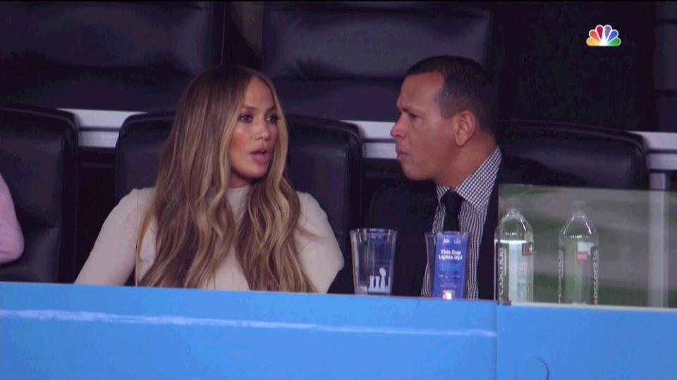 Jennifer Lopez and Alex Rodriguez