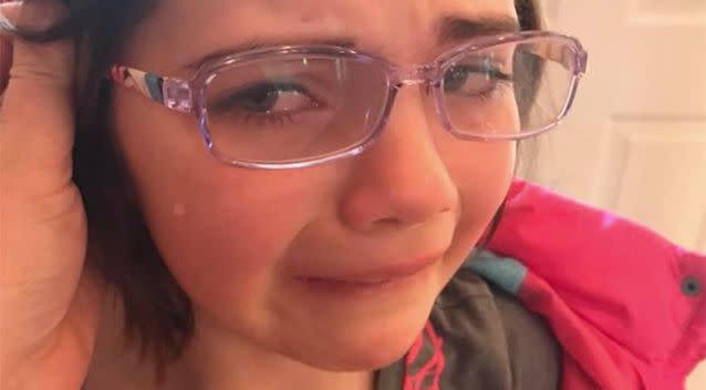 Aimee Johnson said her daughter has been bullied numerous times now and is left in tears. Source: Facebook / Aimee Johnson