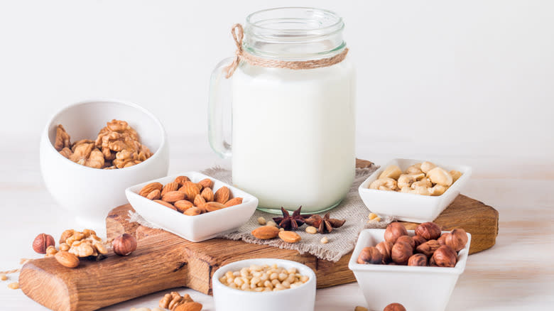 Nuts and milk