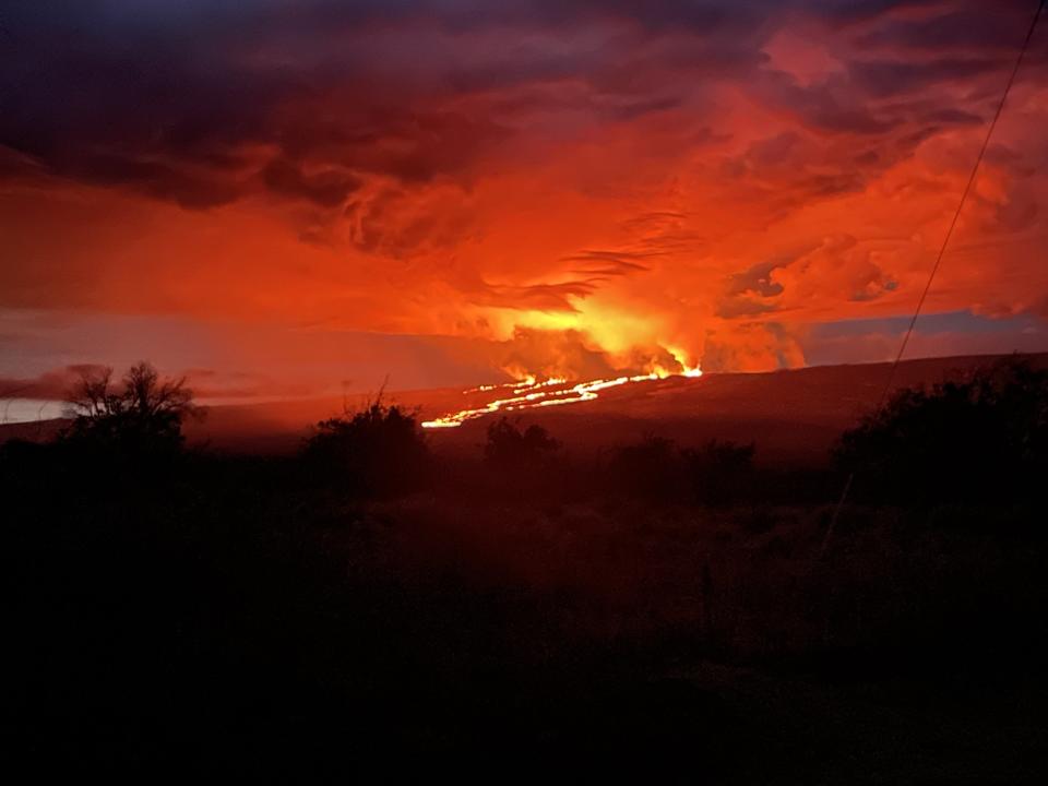 Mauna Loa erupting for the first time in 38 years (Anadolu Agency via Getty Images)