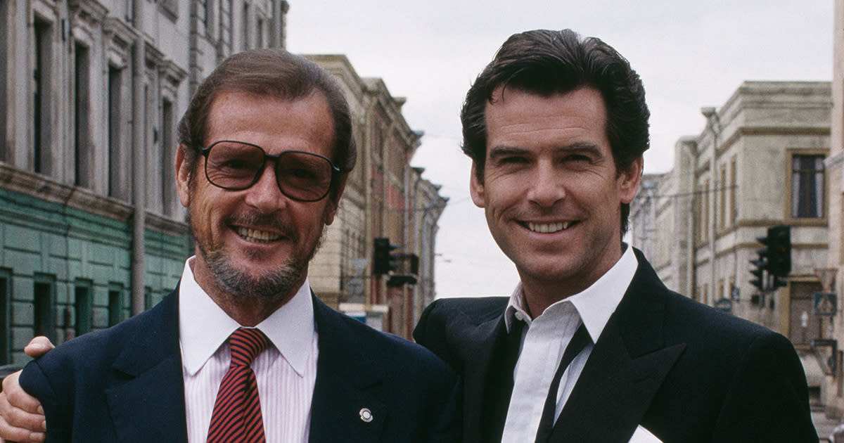 Pierce Brosnan has paid tribute to the “greatest Bond of his time,” Roger Moore