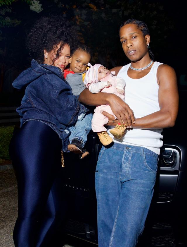 Exclusive: Rihanna and A$AP Rocky's Baby Boy Riot Makes Debut in