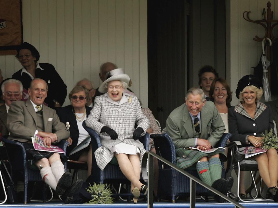 Royal photographer Chris Jackson's favorite picture of Queen Elizabeth and Prince Philip shows them sharing a laugh in 2006.
