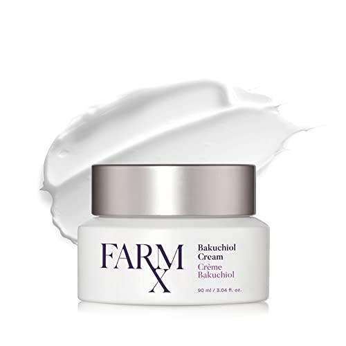 Farm Rx Bakuchiol Cream - Anti Aging Face Moisturizing Vegan Cream (Natural Alternative to Retinol) to Tighten Skin and Bring Radiance to Face,(90 ml/3.04 fl oz) Clean Beauty