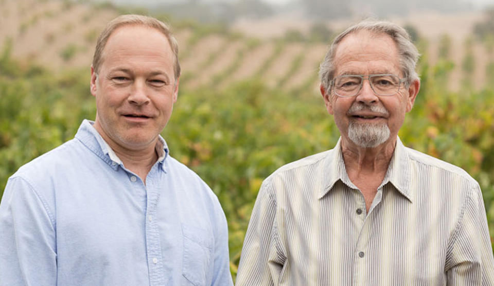 Ridge Monte Bellow—and its retired legendary winemaker Paul Draper (right)