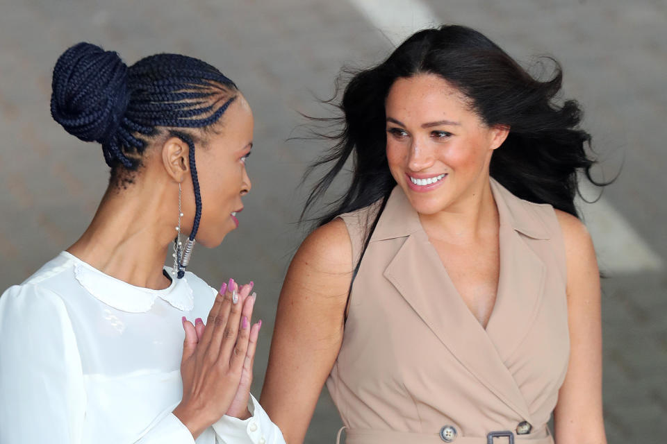 October 1, 2019: Meghan Markle departs after the University of Johannesburg in South Africa