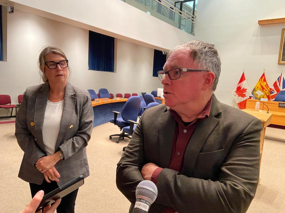 Ken Forrest, Fredericton's director of planning, says staff have added three new conditions to a proposal to build several apartment buildings, townhouses, and single detached homes off Golf Club Road.