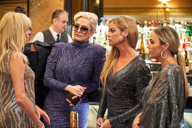 Kathy Boos/Bravo/NBCU Photo Bank via Getty Sutton Stracke, Erika Girardi, Denise Richards, Teddi Mellencamp Arroyave in "The Real Housewives of Beverly Hills."