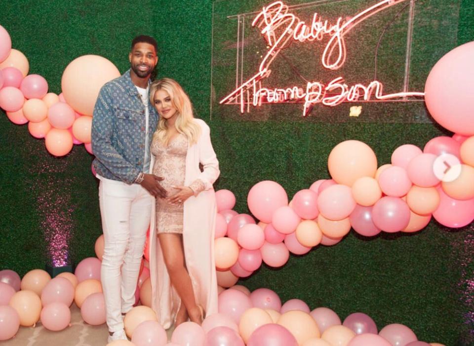 Tristan Thompson and Khloé Kardashian