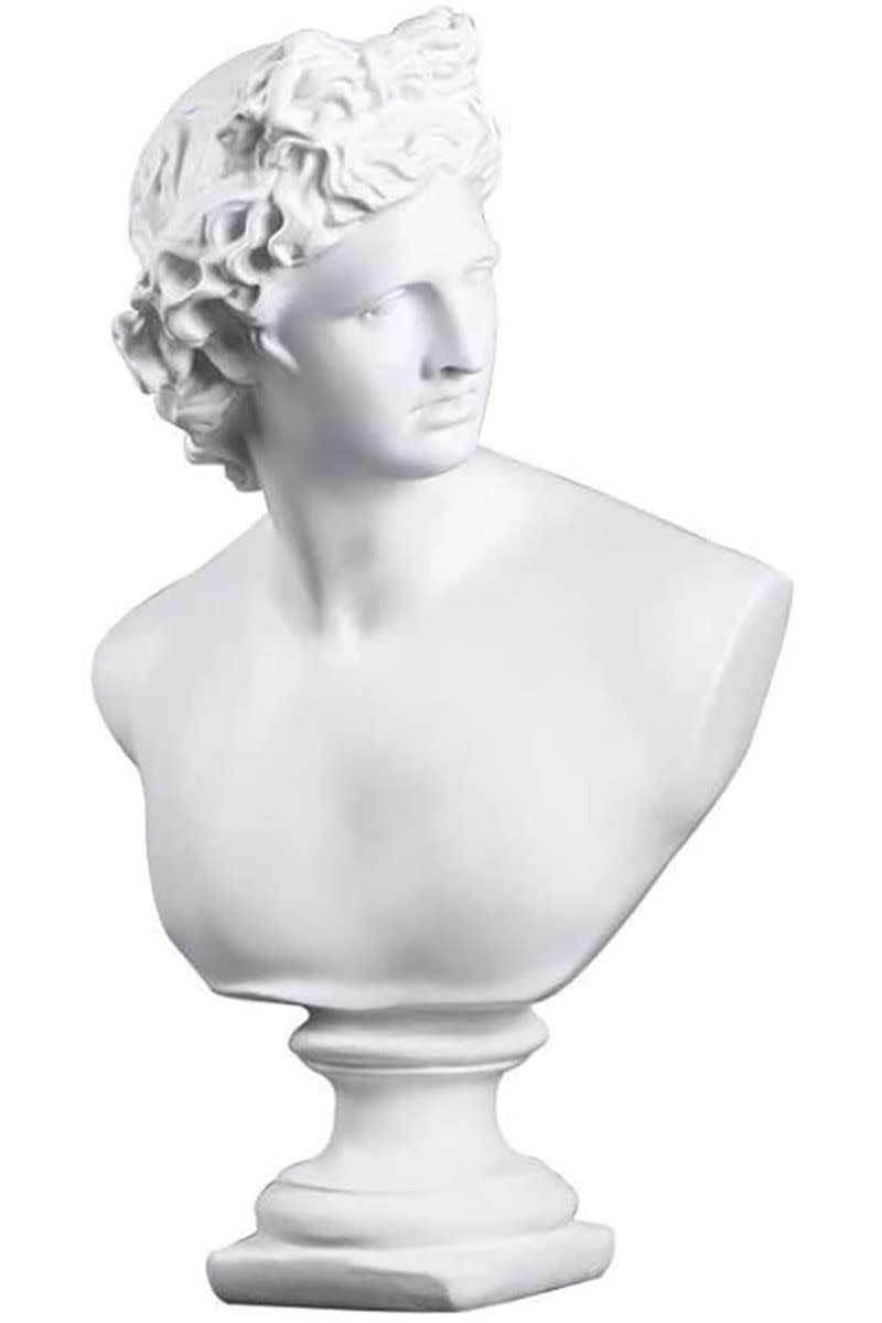 Classic Greek David Bust Statue