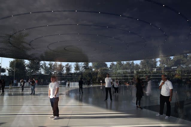 The Steve Jobs theatre in Apple Park. Source: Getty Images