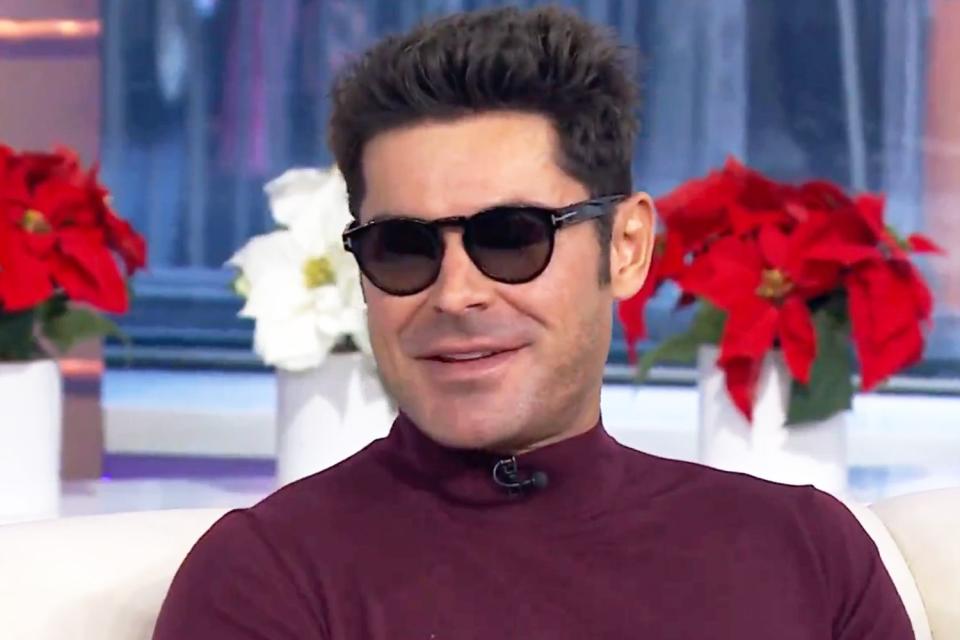 <p>Today Show</p> Zac Efron on 