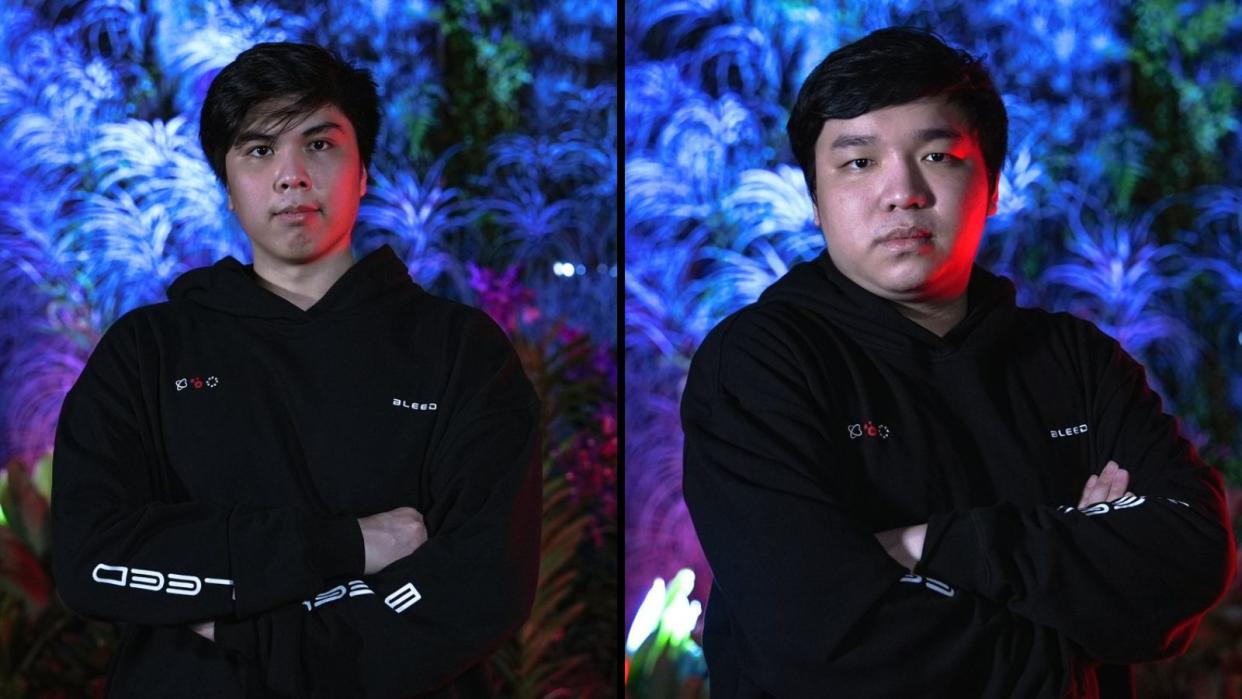 Singapore-based Bleed Esports revealed its roster for the upcoming Dota 2 season will feature the addition of Norwegian support player Taiga and the return of Thai offlaner Masaros. (Photos: Bleed Esports)