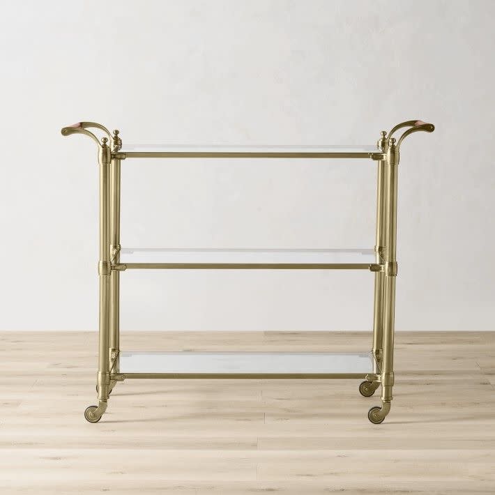 <p><a href="https://go.redirectingat.com?id=74968X1596630&url=https%3A%2F%2Fwww.williams-sonoma.com%2Fproducts%2Fbeckett-bar-cart&sref=https%3A%2F%2F" rel="nofollow noopener" target="_blank" data-ylk="slk:Shop Now;elm:context_link;itc:0;sec:content-canvas" class="link ">Shop Now</a></p><p>Beckett Bar Cart </p><p>williams-sonoma.com</p><p>$1295.00</p>