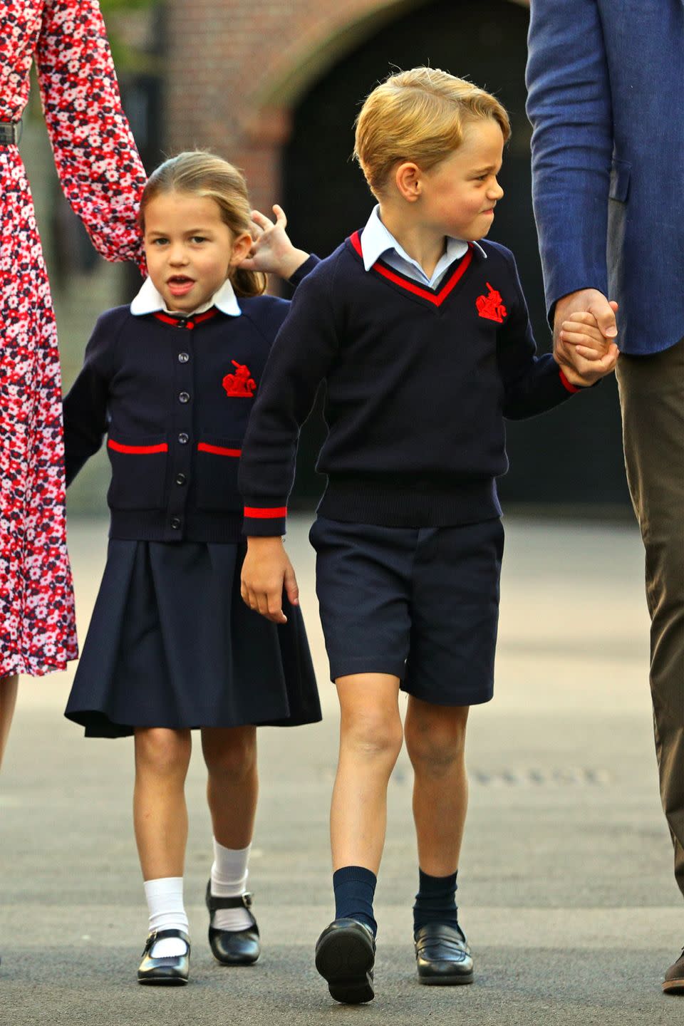 All the Cutest Photos From Prince George and Princess Charlotte's First Day of School