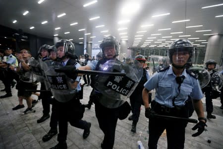 Protest to demand authorities scrap a proposed extradition bill with China, in Hong Kong