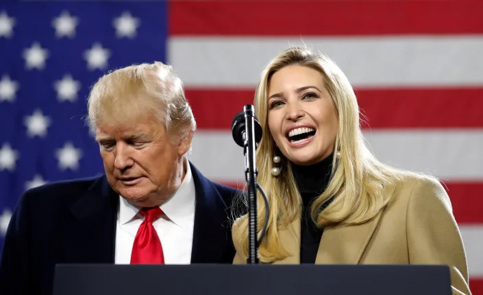 Donald and Ivanka Trump in Pennsylvania