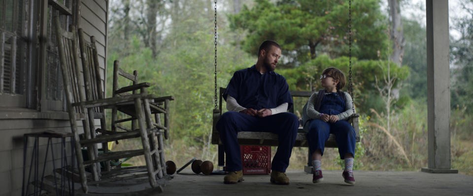 Timberlake and Ryder Allen in 'Palmer' (Photo: Apple TV+)