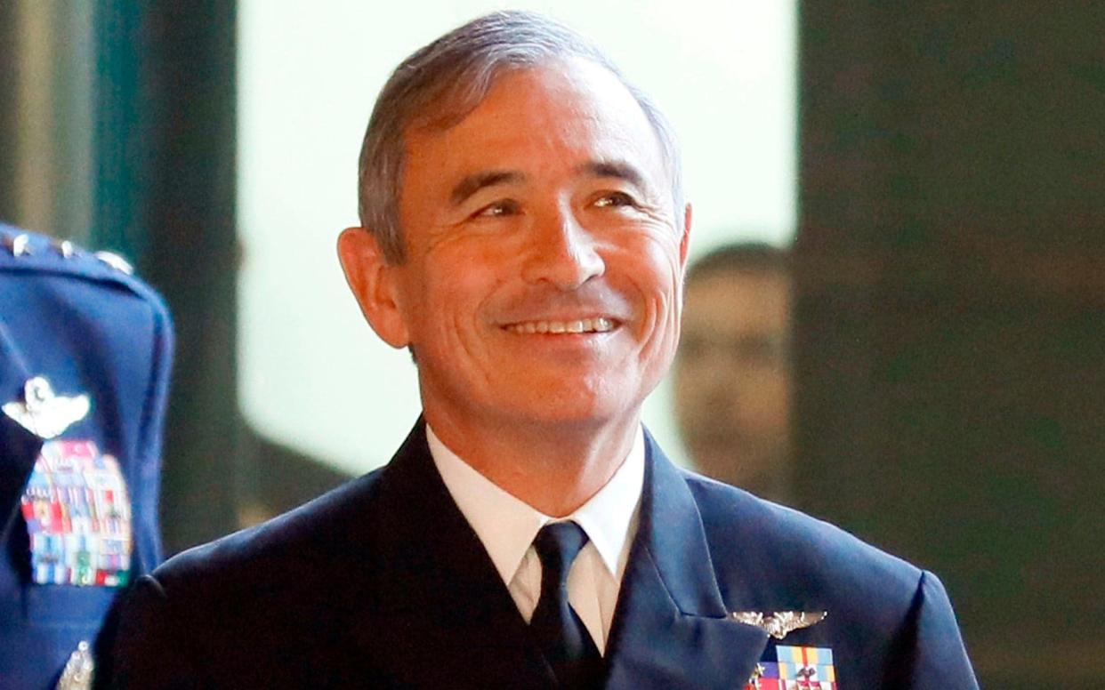 Admiral Harry Harris said that China's growing power in Asia would provide the greatest challenge to the United States - POOL European Pressphoto Agency
