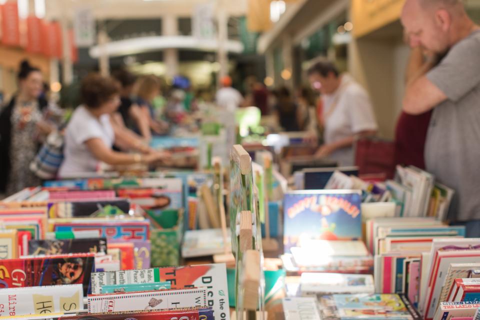 The Really Good, Really Big, Really Cheap Book Sale was held at McAlister Square, Saturday, August 10, 2019. The sale benefits the Greenville Literacy Association which seeks to improve adult literacy levels in Greenville County.