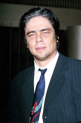 Benicio Del Toro at the Egyptian Theater premiere of Artisan's The Way of the Gun