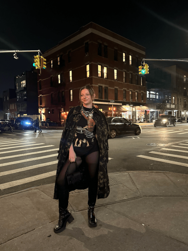 I Tried the Tights-as-Pants Look at Fashion Week