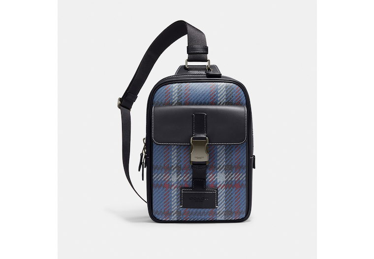 7) Track Pack With Plaid Print