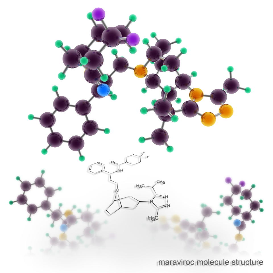 The molecular structure of maraviroc — an antiviral used to treat HIV