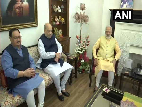 BJP President JP Nadda, Union Minister Amit Shah, and PM Narendra Modi (Left to Right) (File Photo)