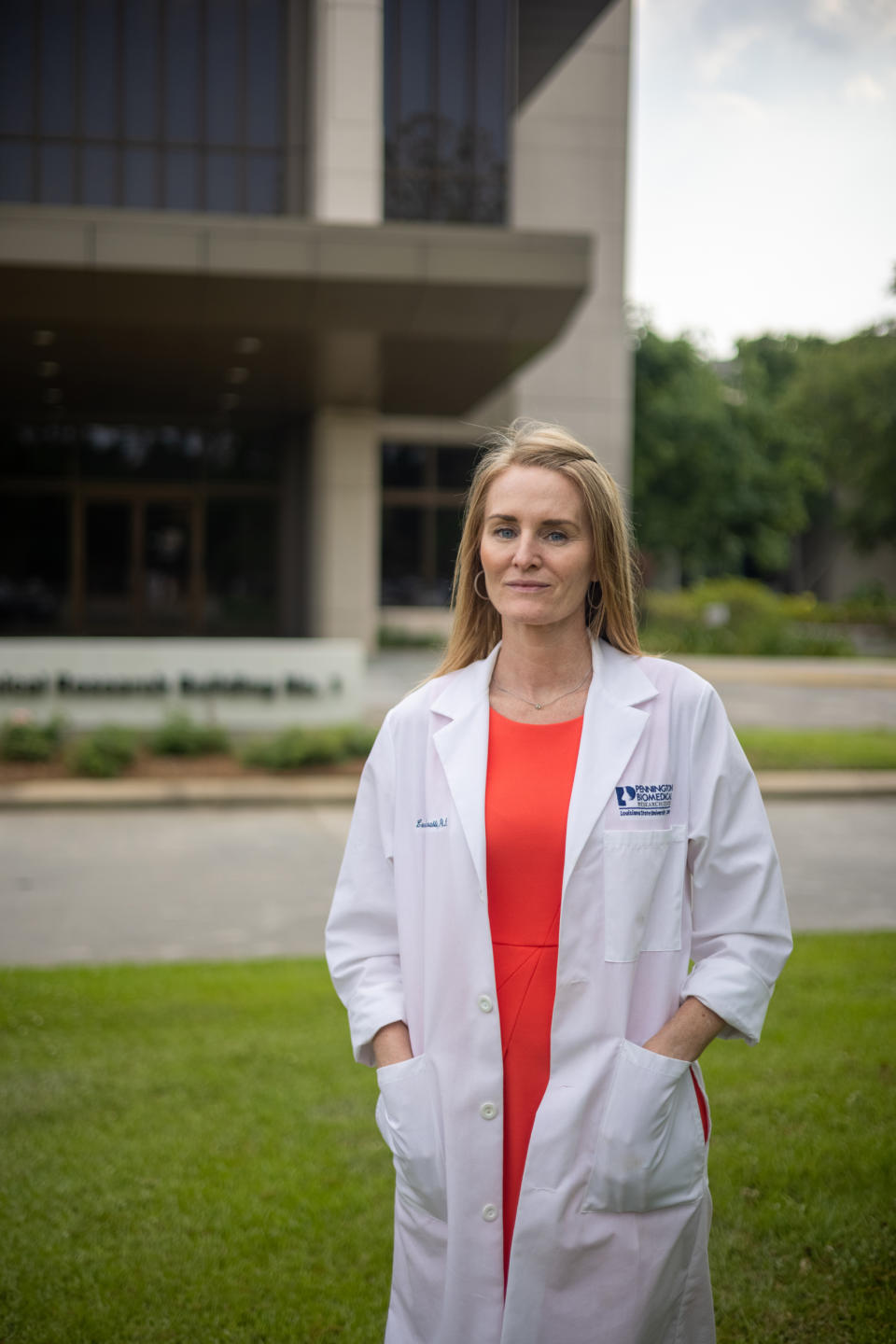 Director of the maternal and infant research lab at Pennington Biomedical Research Center Doctor Leanne Redman on May 12, 2022. (Kathleen Flynn for NBC News)