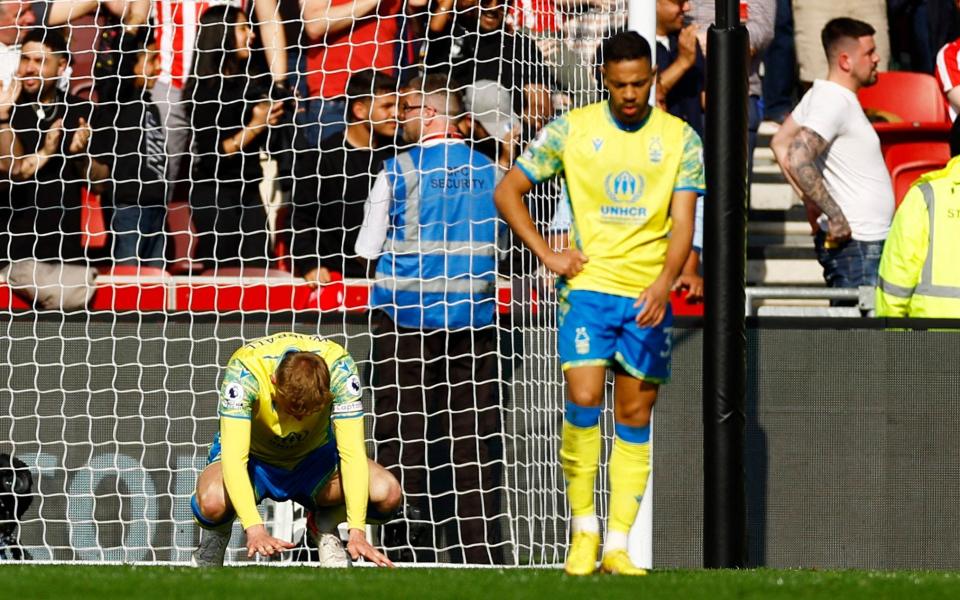 Nottingham Forest - Nottingham Forest in deep relegation trouble after suffering late heartbreak - Reuters/Andrew Boyers