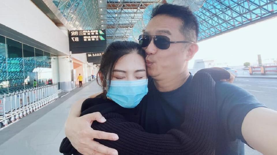 陳昭榮透露愛女去北京試鏡，自己淚灑機場。（圖／翻攝自陳品兒臉書）