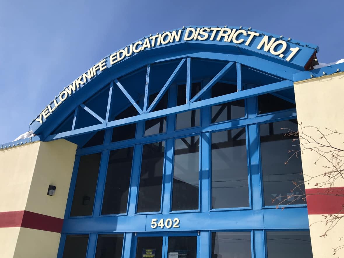 Main office of the Yellowknife Education District No. 1, also known as the YK1 school board, in downtown Yellowknife.  (Donna Lee/CBC - image credit)