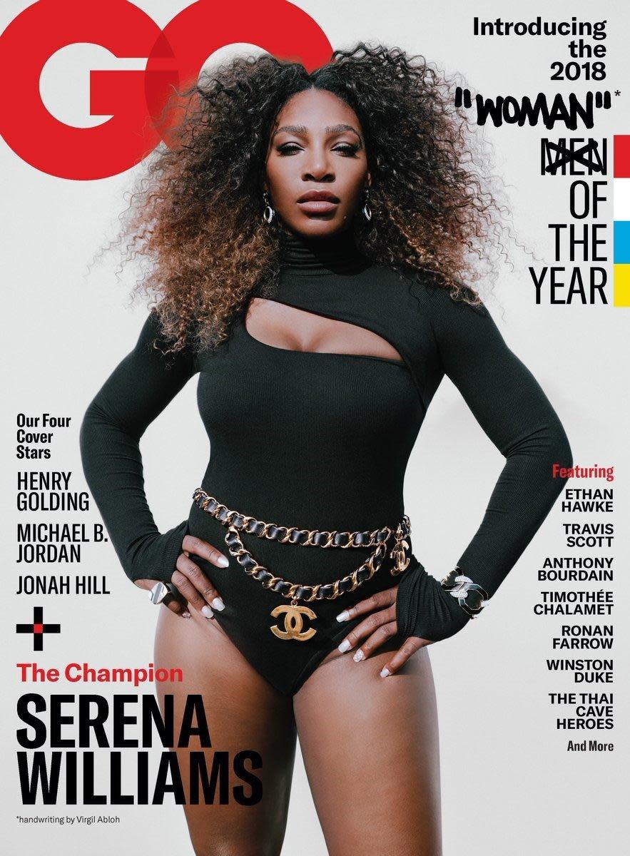 Serena Williams on the front cover of GQ (GQ)