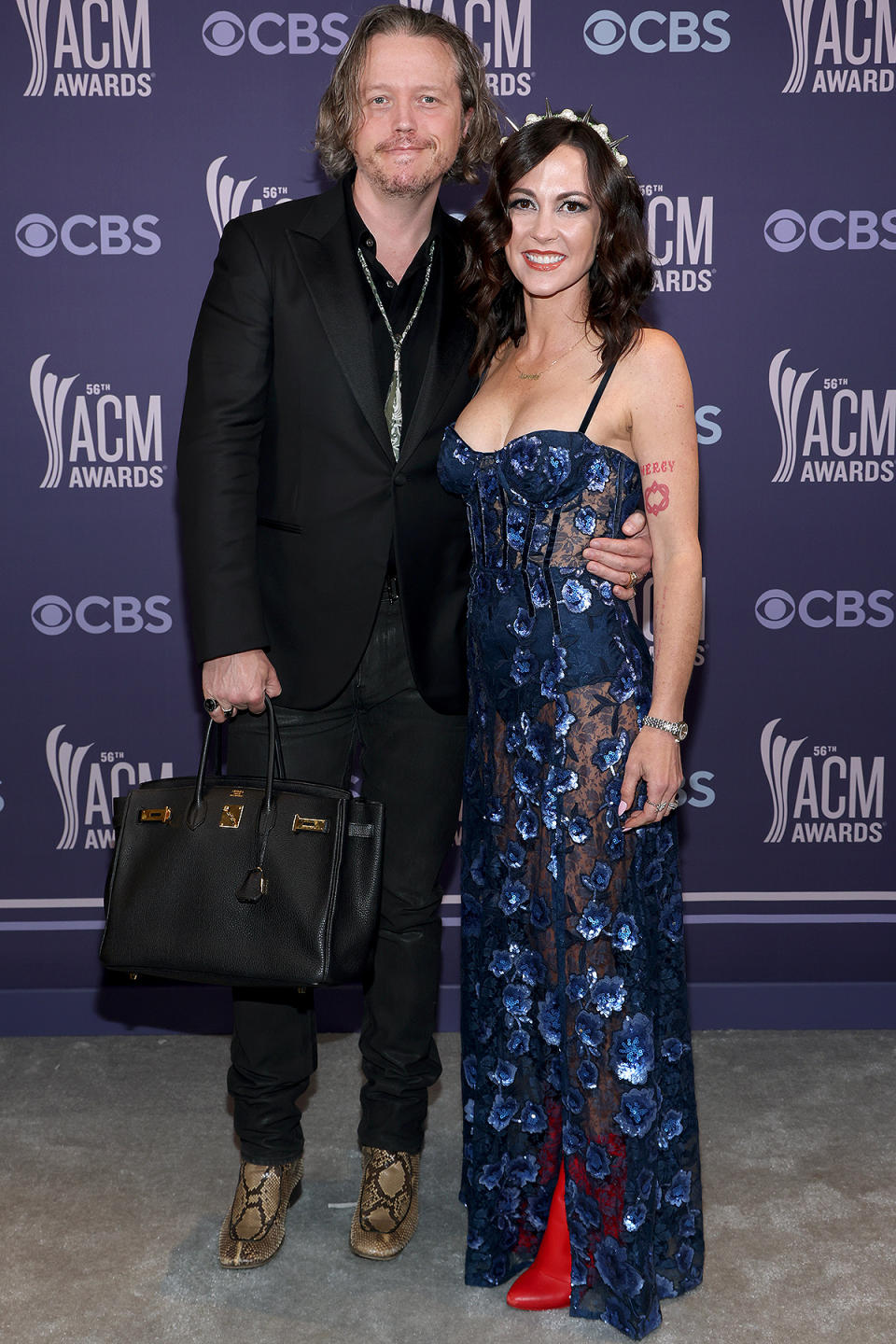 <p>The music-making couple won the unofficial award for most fun footwear. </p>