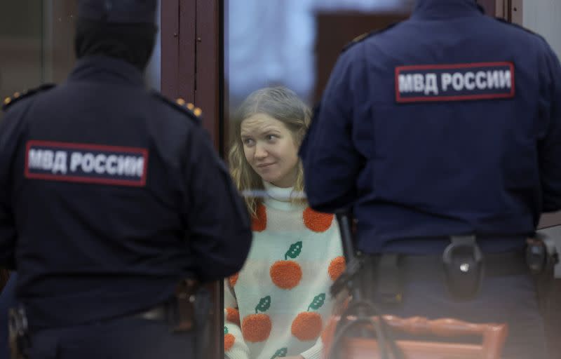 Russian court hears case of Darya Trepova accused of killing well-known military blogger