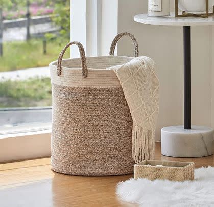 Save over £20 on this gorgeous woven basket that’s perfect for laundry or storage