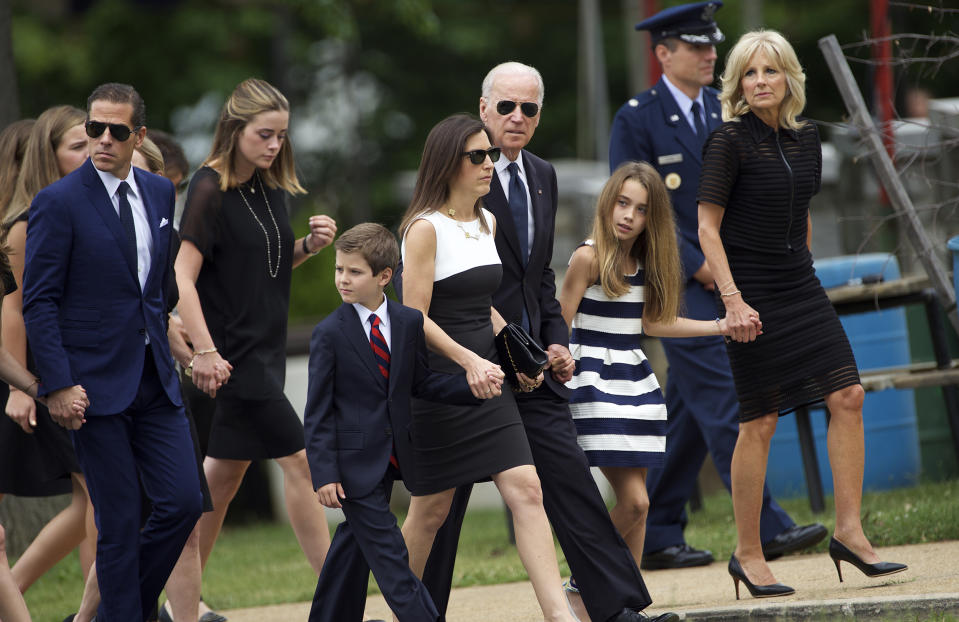 Image:  Joe Biden and family (Mark Makela/Getty Images)