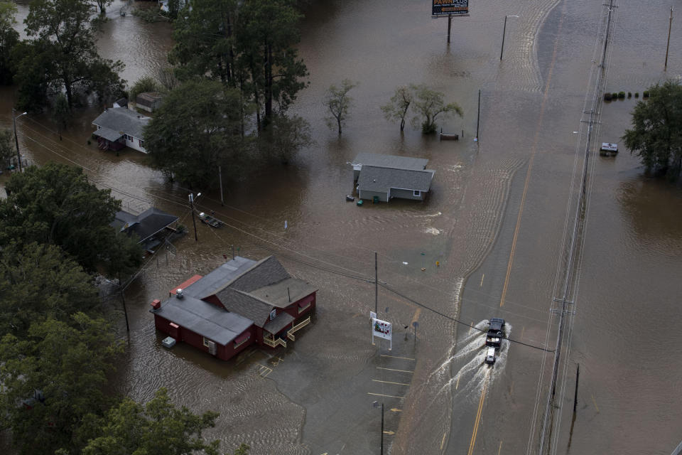 Flooding in Lumberton.