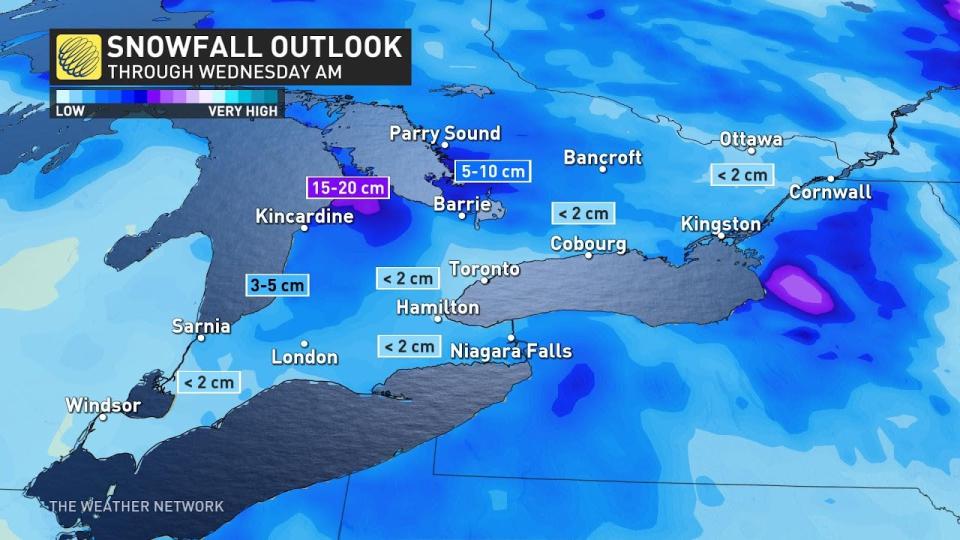 Ontario snowfall outlook