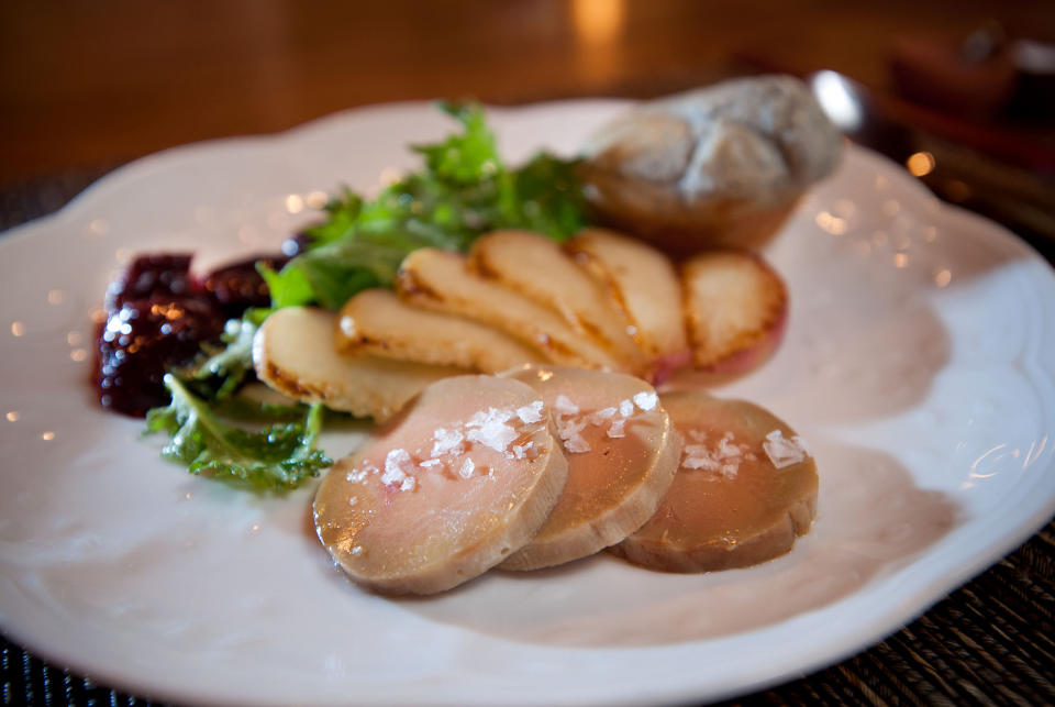 Foie gras at a restaurant in Sacramento, California, in 2012. (Photo: Sacramento Bee via Getty Images)