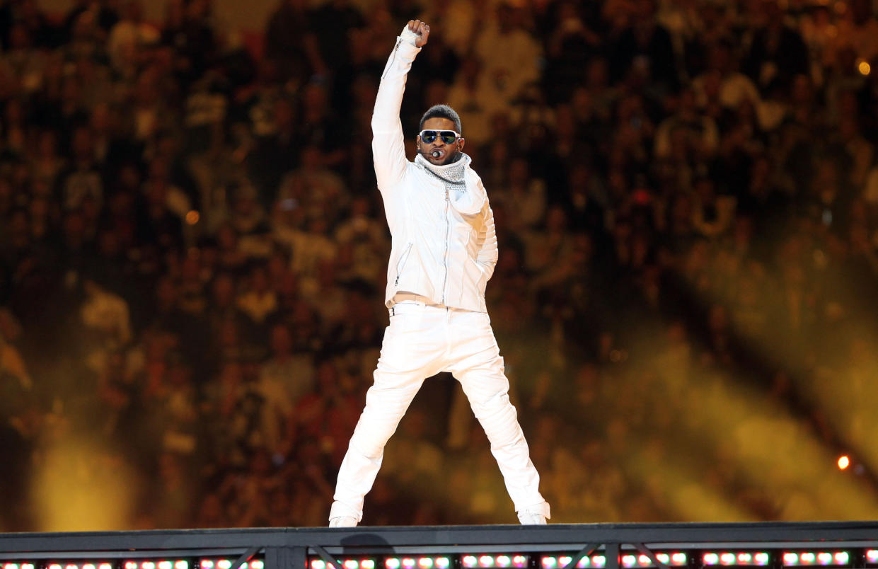 This won't be Usher's first time performing at a Super Bowl Halftime Show. The singer previously performed a sa guest of The Black Eyed Peas during the Super Bowl XLV Halftime Show. 