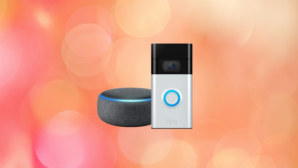 Power duo: Your (free) Echo speaker and (discounted) Ring Video Doorbell. (Photo: Amazon)