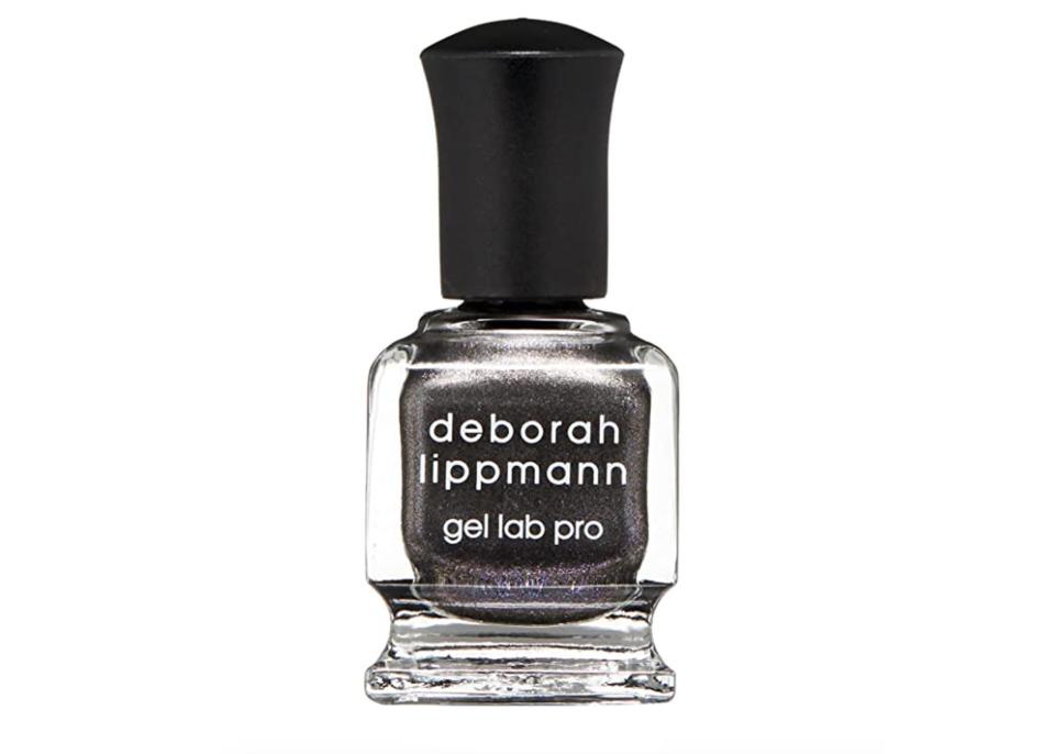 <p><strong>deborah lippmann</strong></p><p><strong>$20.00</strong></p><p><a href="https://www.amazon.com/dp/B097CZTKDT?tag=syn-yahoo-20&ascsubtag=%5Bartid%7C2141.g.37953024%5Bsrc%7Cyahoo-us" rel="nofollow noopener" target="_blank" data-ylk="slk:Shop Now;elm:context_link;itc:0;sec:content-canvas" class="link ">Shop Now</a></p><p>“I’m seeing a lot of <strong>gunmetal-like shades</strong> <strong>and it’s going to be really big</strong>,” says Lippmann. Her brand is well known for its shimmery hues and this dark grey “I’m coming out shade” is just what you need for a dazzling winter manicure.</p>