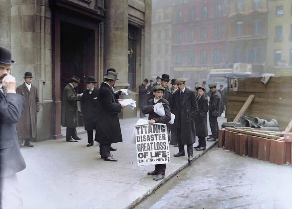 The Colour of Time: Titanic disaster announced