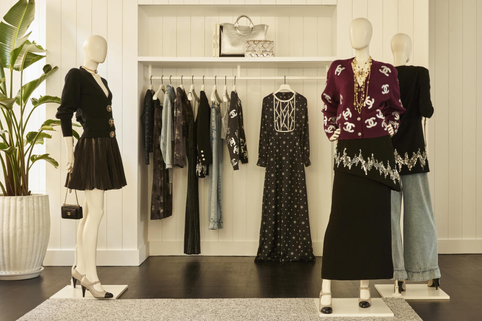 Ready-to-wear at the new Chanel boutique in East Hampton. - Credit: Sam Frost