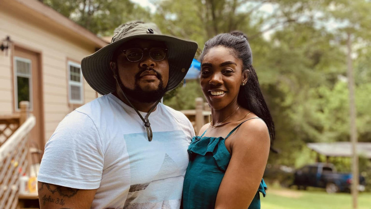 Qualin Campbell and wife Tali’Ja Campbell. 