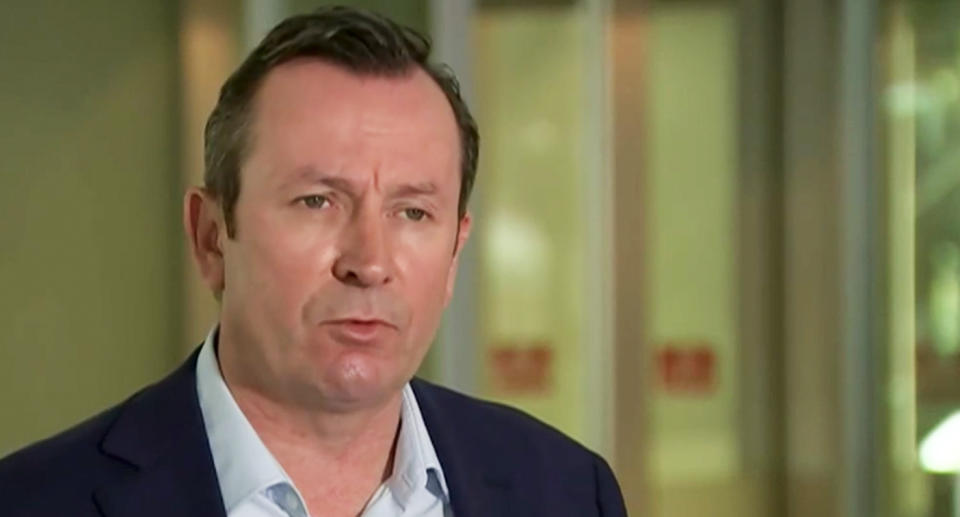 Mark McGowan made the announcement on Tuesday. Source: ABC