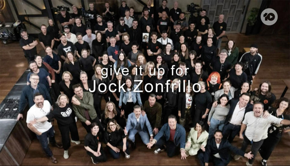 MasterChef's Jock Zonfrillo tribute. 